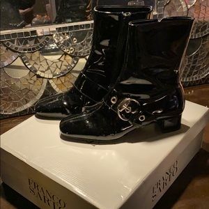 Frankie Sarto patent leather booties